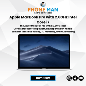 Apple MacBook Pro with 2.6GHz Intel Core i7